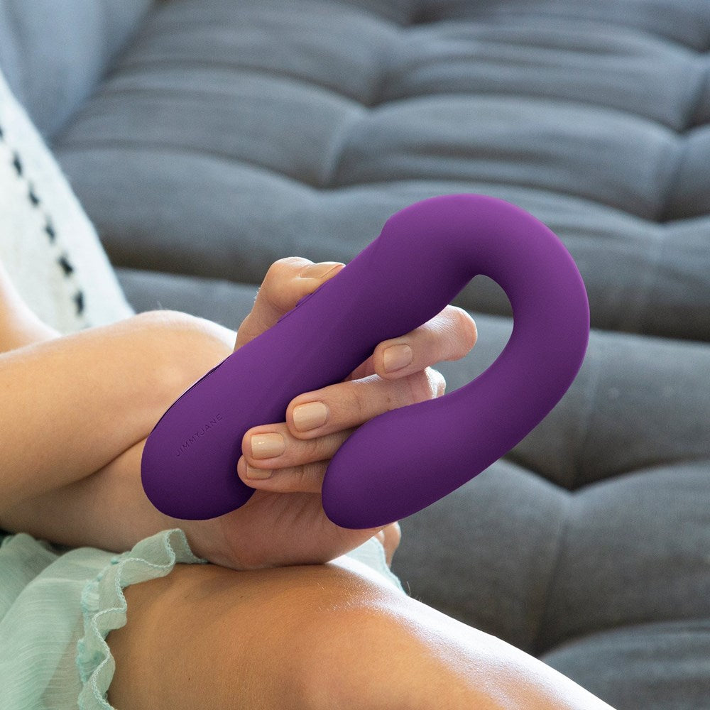 JimmyJane Reflexx Rabbit 1 Dual Silicone Vibrator - Rabbit Vibrators