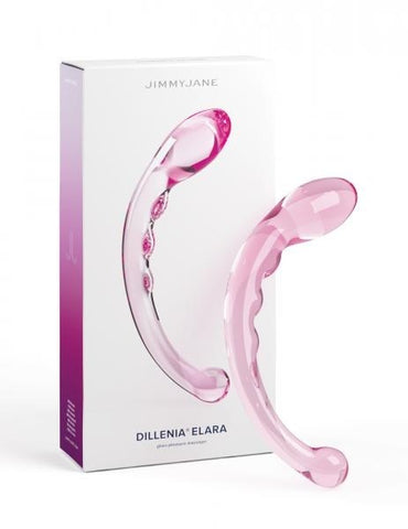 Dillenia Elara G-Spot Glass Dildo by JimmyJane - Realistic Dildos