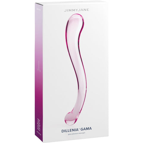 Dillenia Gama Curved Glass G-Spot Dildo by JimmyJane - Realistic Dildos