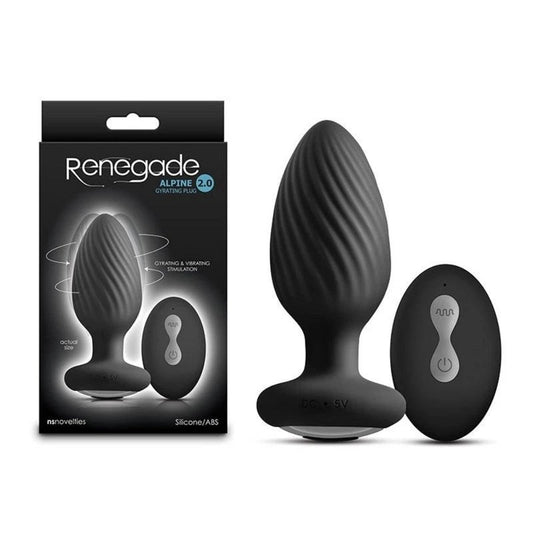Renegade Alpine 2.0 - Rechargeable Gyrating Anal Plug for Unforgettable Experiences
