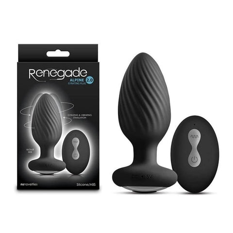 Renegade Alpine 2 0 USB Rechargeable Gyrating Anal Plug - Anal Vibrators