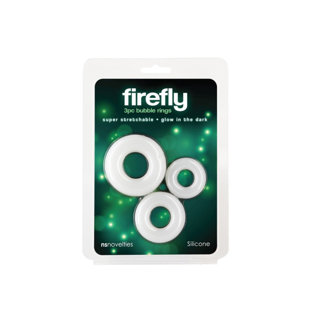 Firefly 3pc Bubble Mens Cock Rings Set - Cock Rings