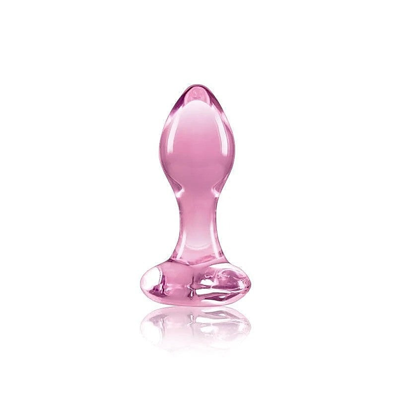 Crystal Heart Glass Butt Plug by NS Novelties - Butt Plugs
