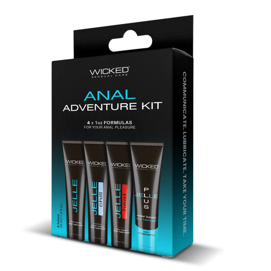 Wicked ANAL ADVENTURE KIT Mixed Jelle Anal Lubricants - Anal Lubes