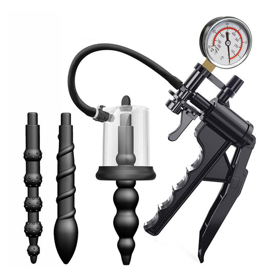 LuvPump Rosebud Pump Manual Anal Pump by Shots Toys - Penis Pumps And Stretchers