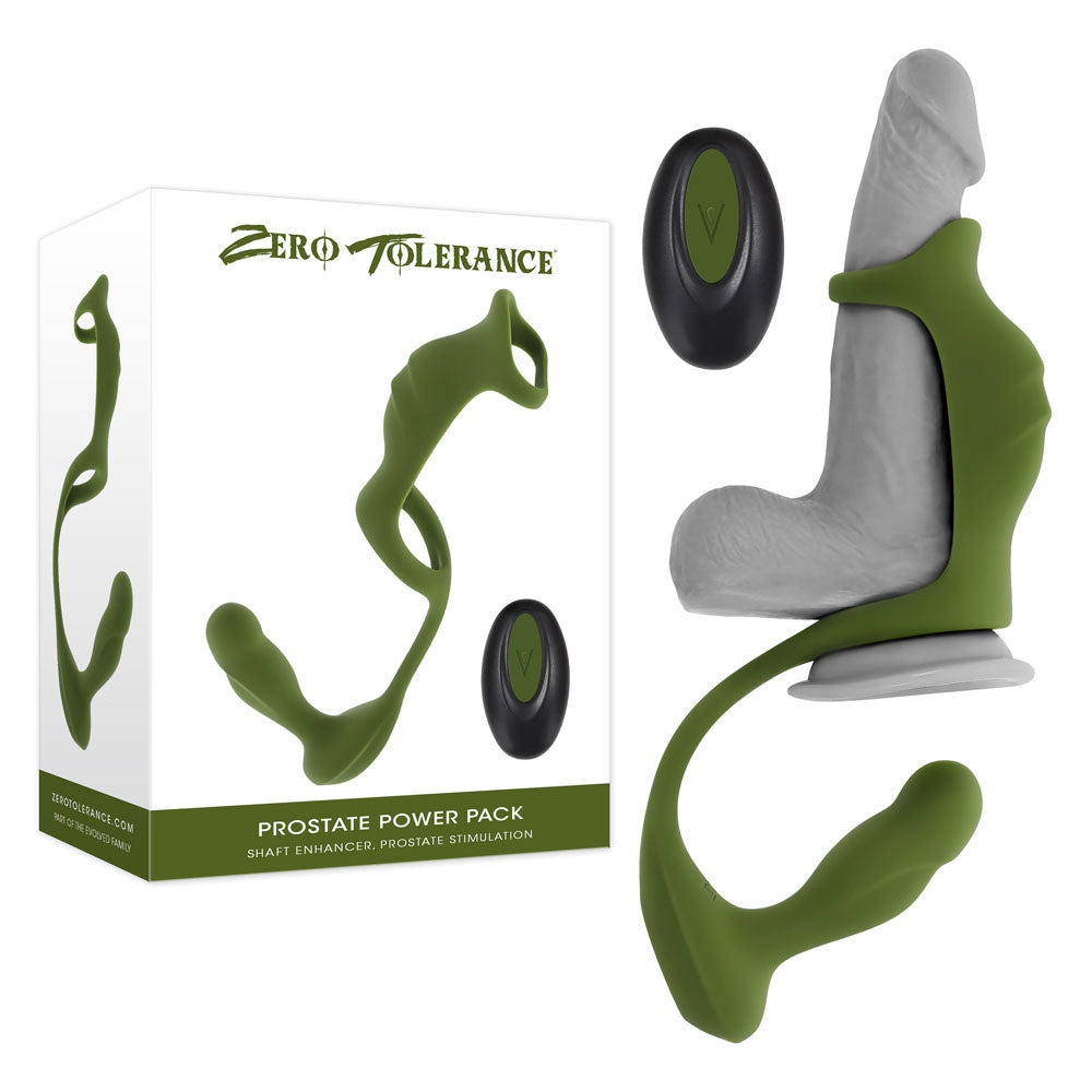 Zero Tolerance PROSTATE POWER PACK Massager With Remote - Prostate Toys