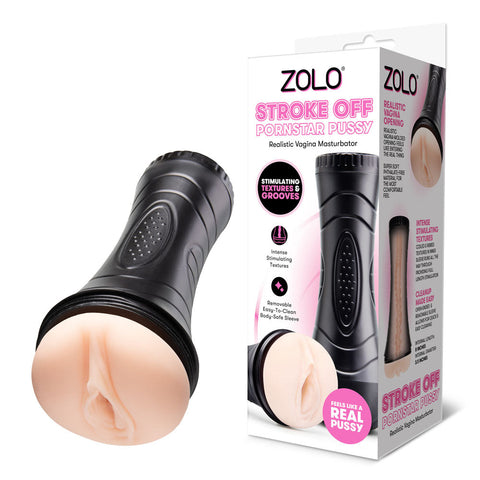 Zolo STROKE OFF Pornstar Pussy Vagina Stroker - Masturbators and Strokers