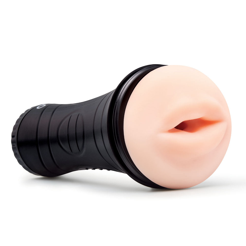 Zolo STROKE OFF Deep Throat BJ Realistic Mouth Stroker - Masturbators and Strokers