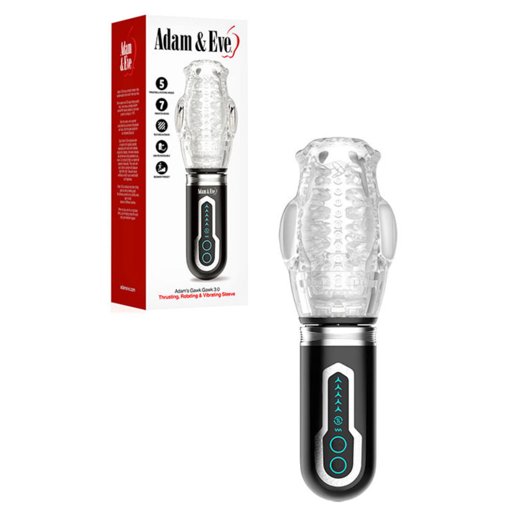 Dual-Vibration Thrusting Delight - Adam & Eve's Pleasure Enhancer - Masturbators and Strokers