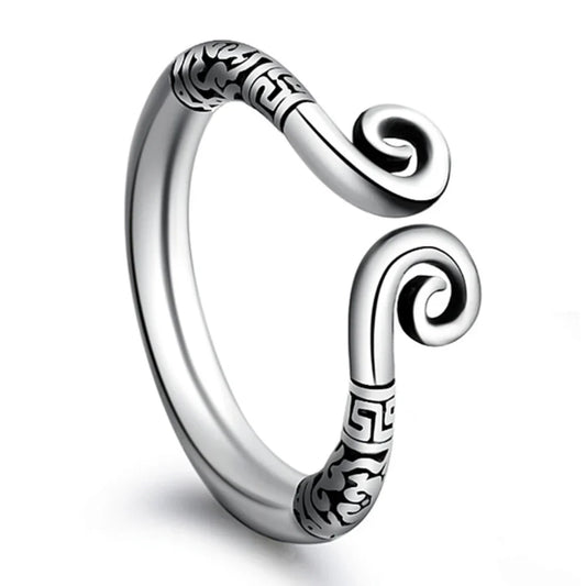 Ancient Stainless Steel Mens Glans Ring