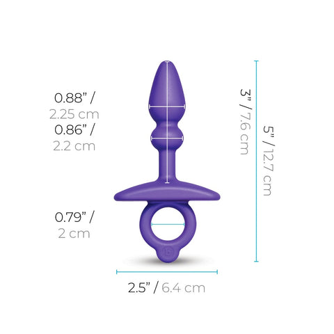 Butties Dart Silicone Anal Plug by B-Vibe - Butt Plugs