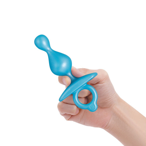 Butties Pop Beaded Silicone Plug by B-Vibe - Butt Plugs