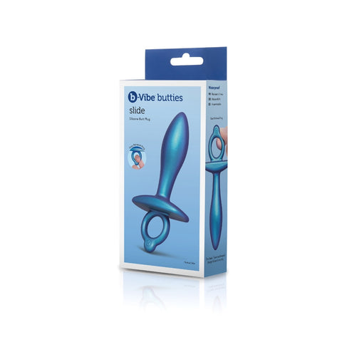 Butties Slide Silicone Butt Plug by B-Vibe - Butt Plugs