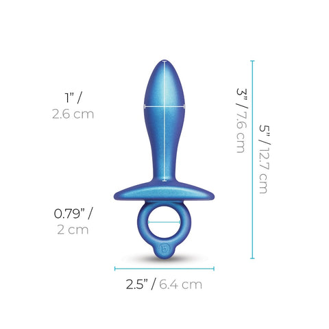 Butties Slide Silicone Butt Plug by B-Vibe - Butt Plugs