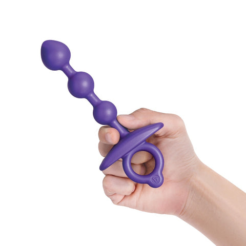 Butties ZIP Silicone Anal Bead by B-Vibe - Anal Beads and Balls