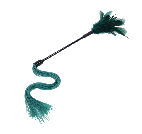 Indica Feather Tickler Whip by Sportsheets - Whips And Crops