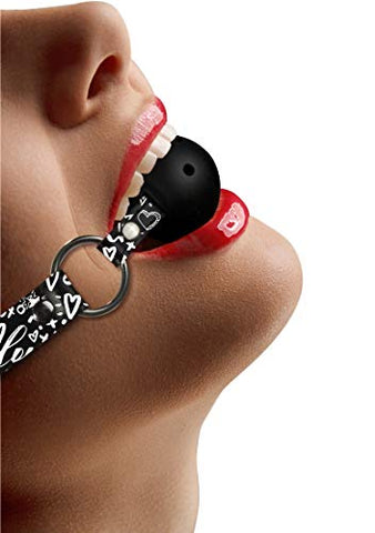 Street Art Fashion Breathable Ball Gag by Shots Toys - Bondage Gags and Bits