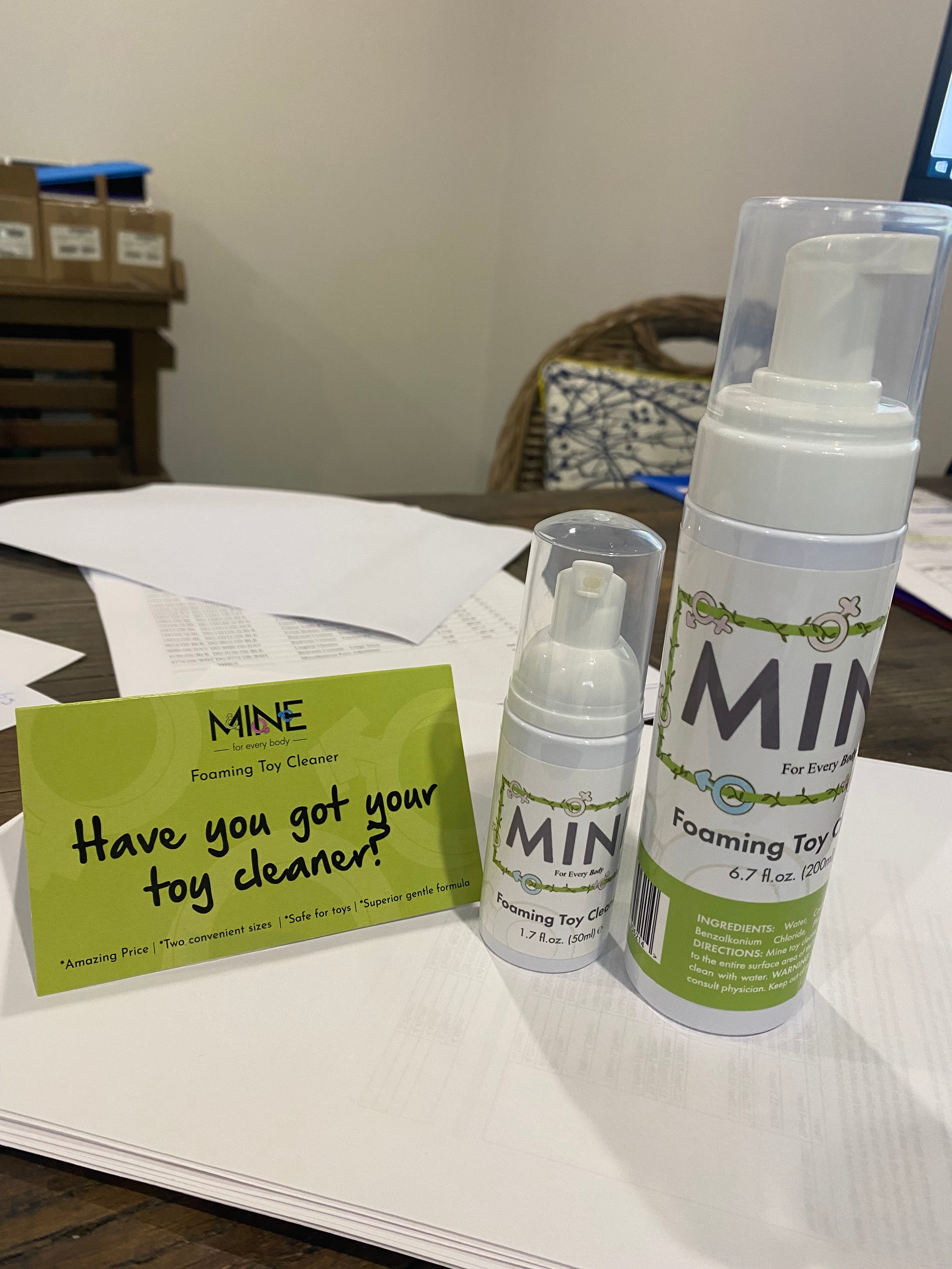 Mine Foaming Anti Bacterial Adult Toy Cleaner 50 ml - Adult Toy Cleaner