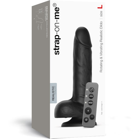 Rotating and Vibrating Realistic Dildo by Strap-on-me - Vibrating Dildos