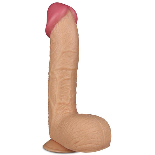 King Size 10.5'' Realistic Dildo Dong by Lovetoy - Realistic Dildos