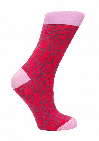 Cocky Print Sexy Socks Party Gift by Shots Toys - Party Gifts and Novelties