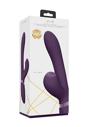 Hide Pulse & Airwave Technology Rabbit Vibrator - Rabbit Vibrators