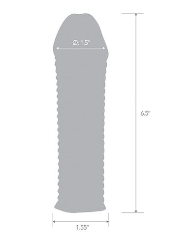 Line Textured Penis Enhancing Sleeve by Electric EEL Inc - Penis Sleeves and Extenders