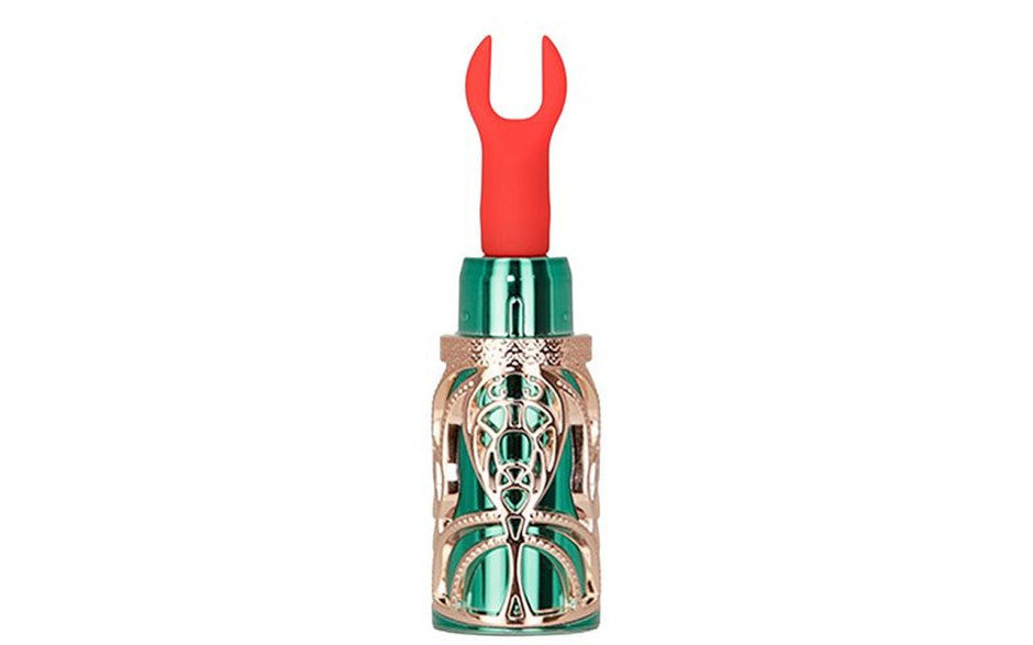 BMS Factory Emerald Kiss 4 In 1 Lipstick Vibrator - Bullet Vibrators