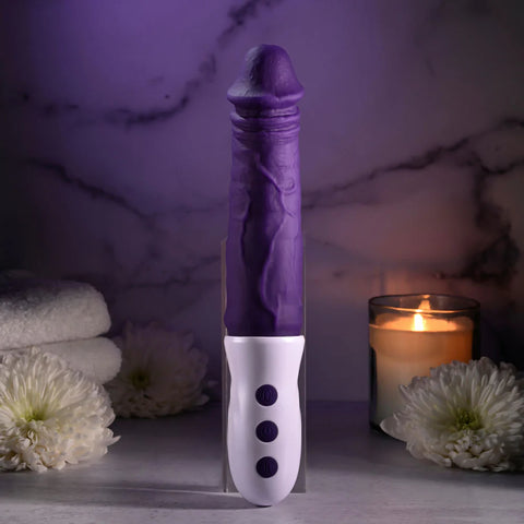 PLUM THRUST Rechargeable Vibrator by Evolved - Realistic Dildos