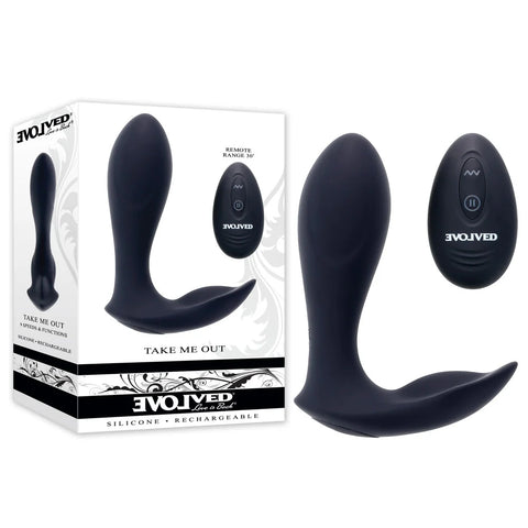 Evolved TAKE ME OUT Wearable Vibrator by Evolved Novelties - Remote Control Vibrators