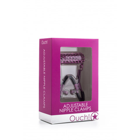 Adjustable Womens Nipple Clamps by Shots Toys - Nipple and Clit Clamps