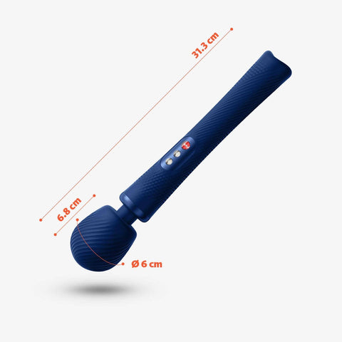 VIM Nightblue USB-C Rechargeable Rumbling Massage Wand - Body Wands