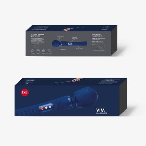 VIM Nightblue USB-C Rechargeable Rumbling Massage Wand - Body Wands