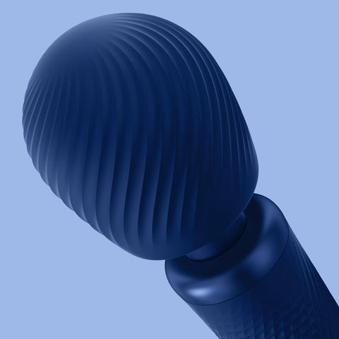 VIM Nightblue USB-C Rechargeable Rumbling Massage Wand - Body Wands