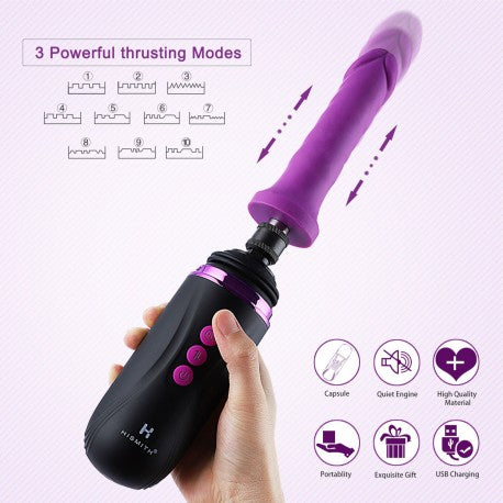 Capsule Rechargeable Portable Sex Machine by Hismith - Sex Machines