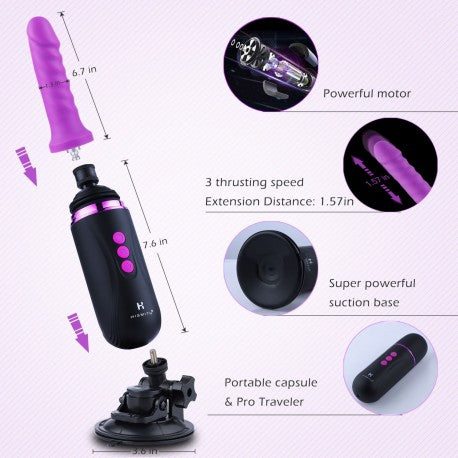 Hismith Capsule Rechargeable Portable Sex Machine - Sex Machines