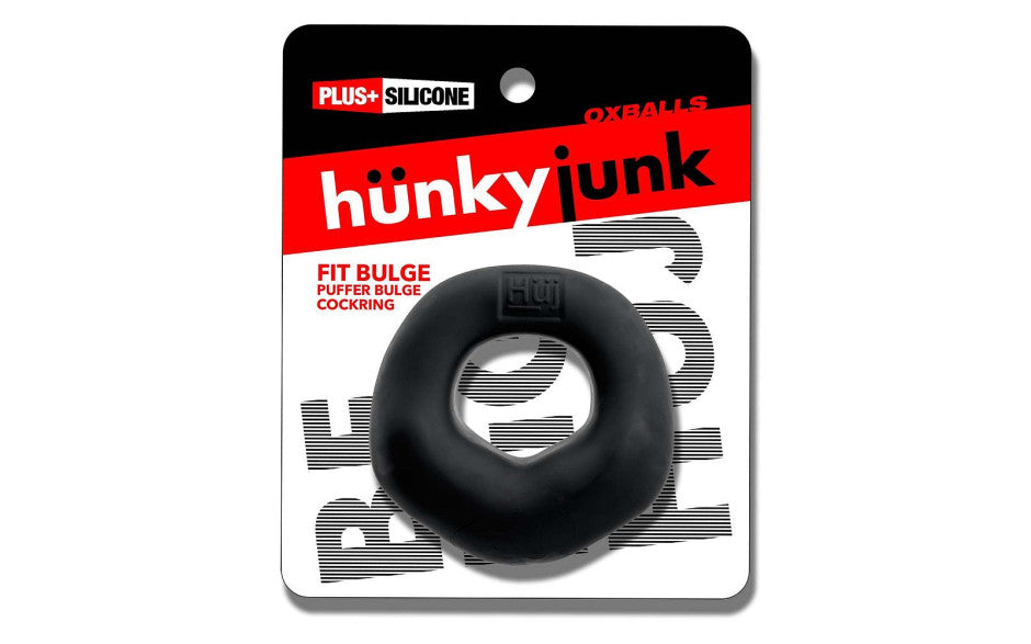 Hunkyjunk Fit Bulge Hung Style Male Cock Ring - Stretchy Cock Rings