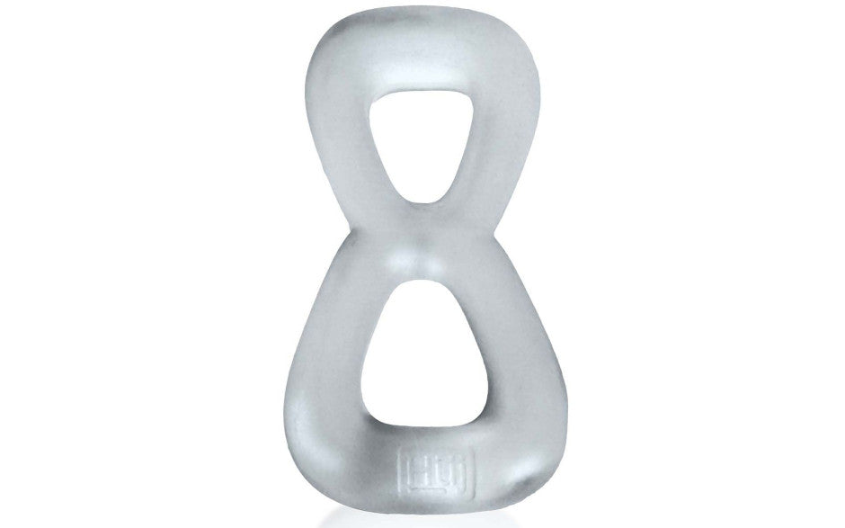 Hunkyjunk Boomerang Double Cockring Ball Stretcher - Ball Stretchers and Crushers