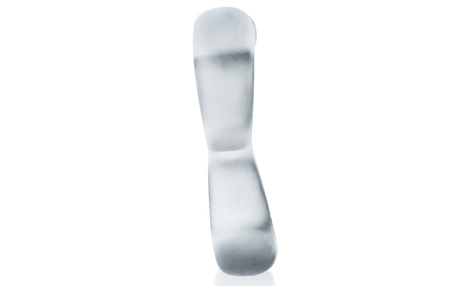 Hunkyjunk Boomerang Double Cockring Ball Stretcher - Ball Stretchers and Crushers