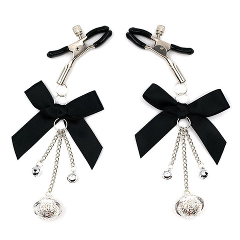 Jingling Bell Womens Adult Nipple Clamps by BDStyle - Nipple and Clit Clamps