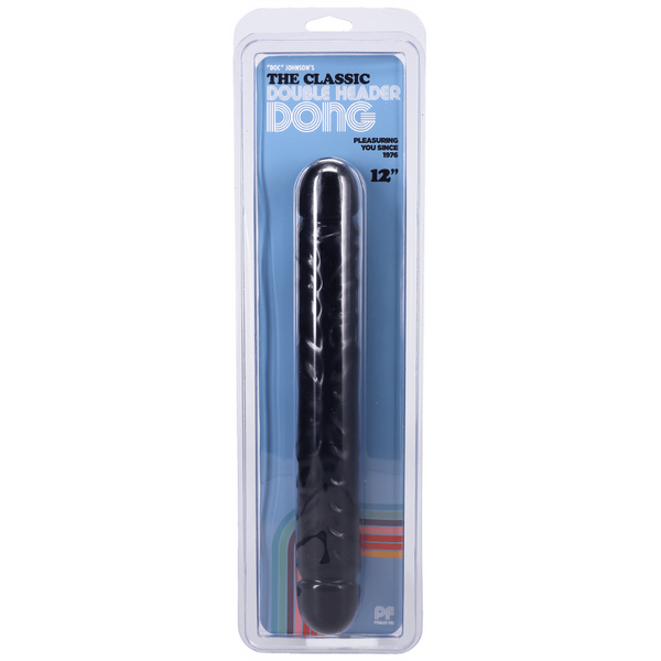 Doc Johnson The Classic Jr. Veined Double Header 12 In Dong - Realistic Dildos