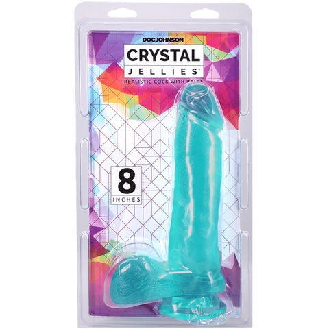 7" Realistic Cock with Balls by Doc Johnson - Realistic Dildos