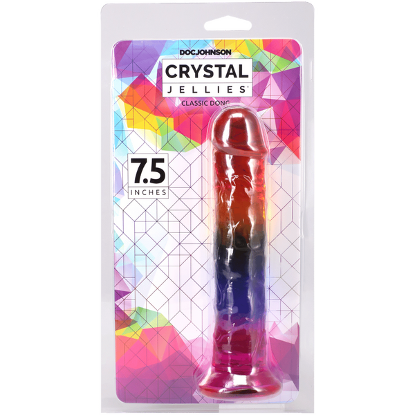 Doc Johnson Crystal Jellies Soft and Flexible Realistic Dong - Realistic Dildos