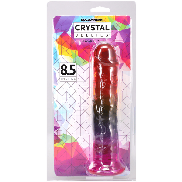 Doc Johnson Crystal Jellies Soft and Flexible Realistic Dong - Realistic Dildos