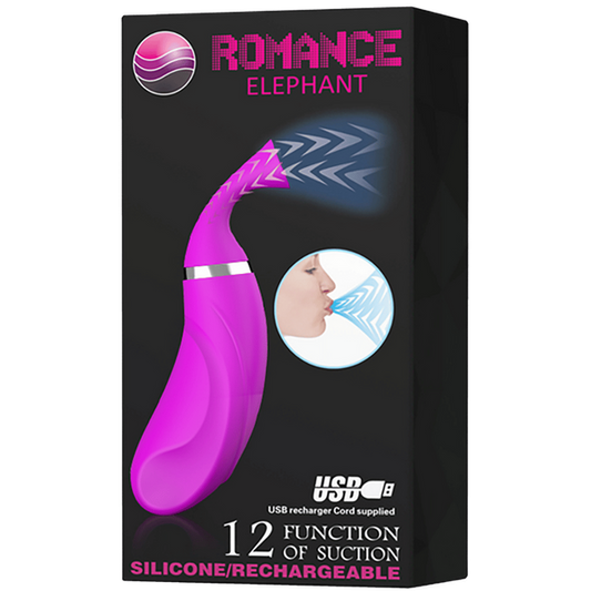 Rechargeable Romance Elephant Clit Vibrator by Baile - Clit Ticklers and Pulsators