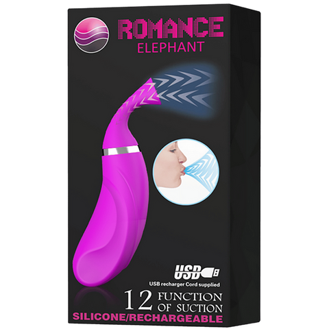 Rechargeable Romance Elephant Clit Vibrator by Baile - Clit Ticklers and Pulsators