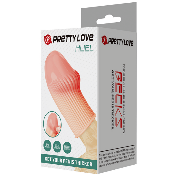 Baile Huel TPR Material Penis Extender Sleeve - Penis Sleeves and Extenders