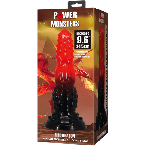 Fire Dragon 9.6" Realistic Dildo by Baile - Realistic Dildos
