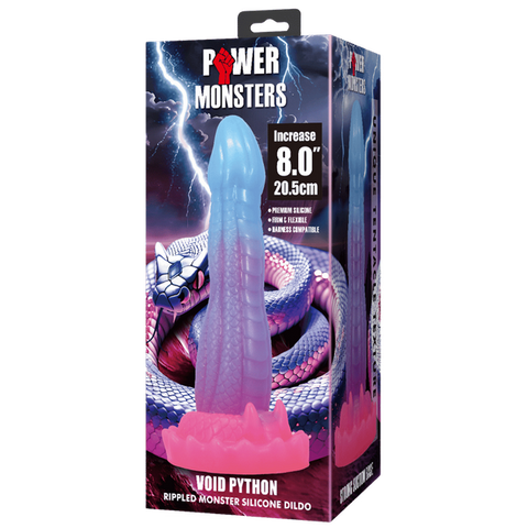 Void Python Rippled Monster 8 Inch by Baile - Realistic Dildos