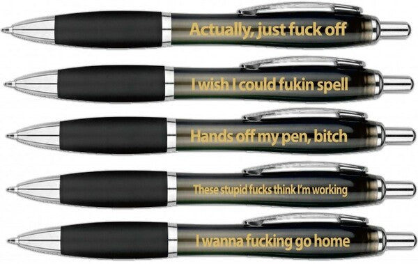 Hott Products Outrageous Novelty Office Pens - Party Gifts and Novelties